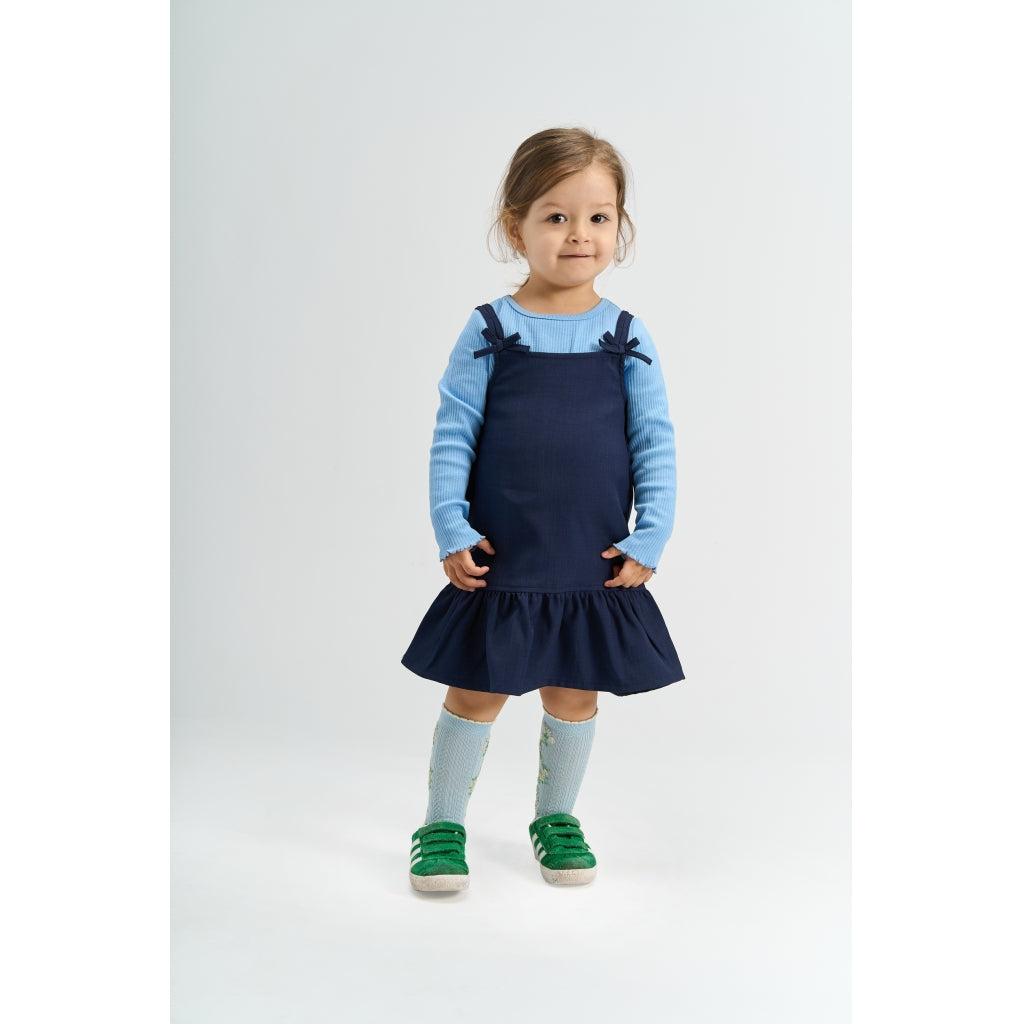 THE NEW SIBLINGS TNSTScarlett Strap Kjole Kjoler Navy Blazer