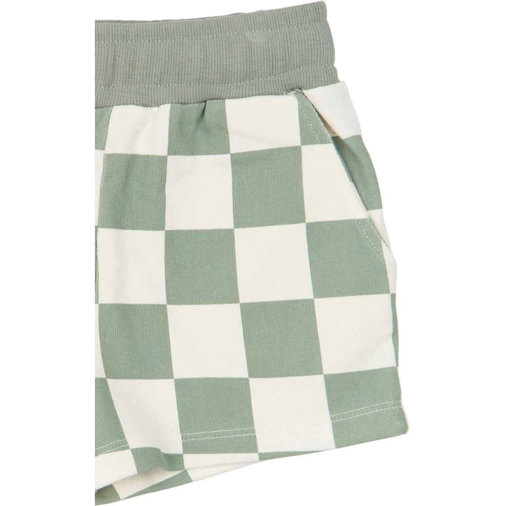 THE NEW SIBLINGS TNSTSebastian Shorts Shorts Aqua Gray AOP