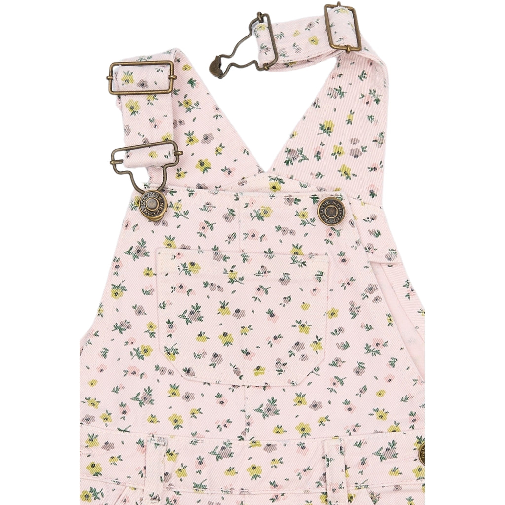 THE NEW SIBLINGS TNSTSif Denim Smækbukser Overalls Light Lilac AOP