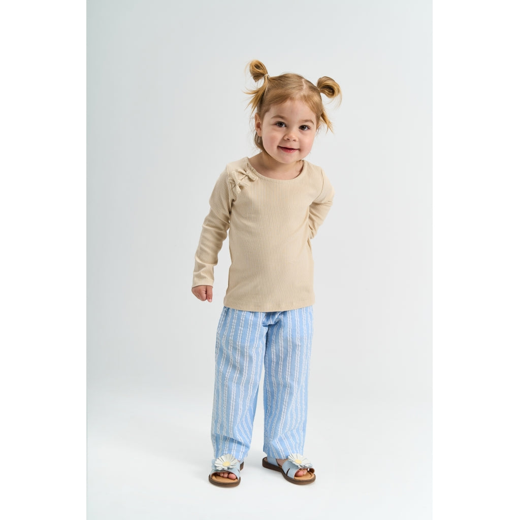 THE NEW SIBLINGS TNSTSigne Langærmet Rib Bluse Langærmet bluse Gardenia