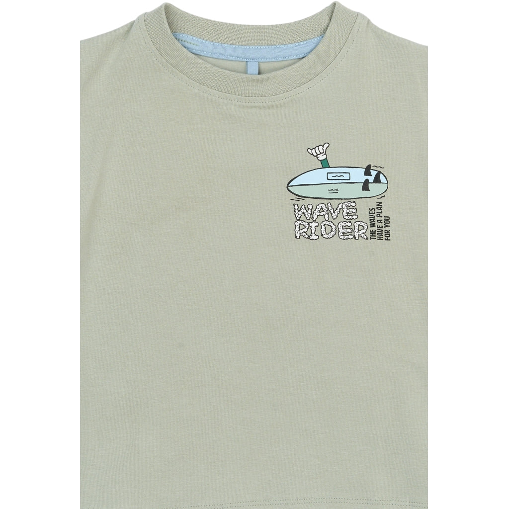 THE NEW SIBLINGS TNSTSigurd T-shirt T-shirt Aqua gray