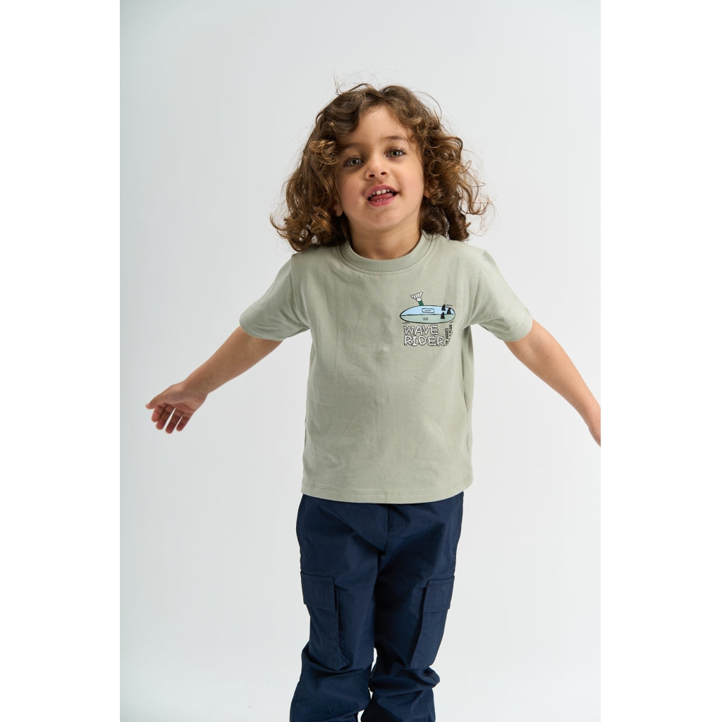 THE NEW SIBLINGS TNSTSigurd T-shirt T-shirt Aqua gray