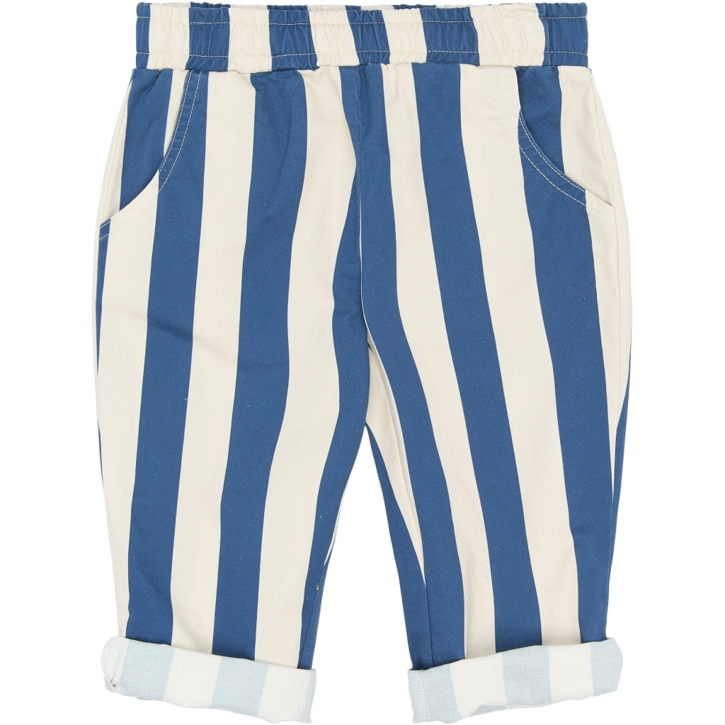THE NEW SIBLINGS TNSTSilas Baggy Bukser Bukser True Blue Striped