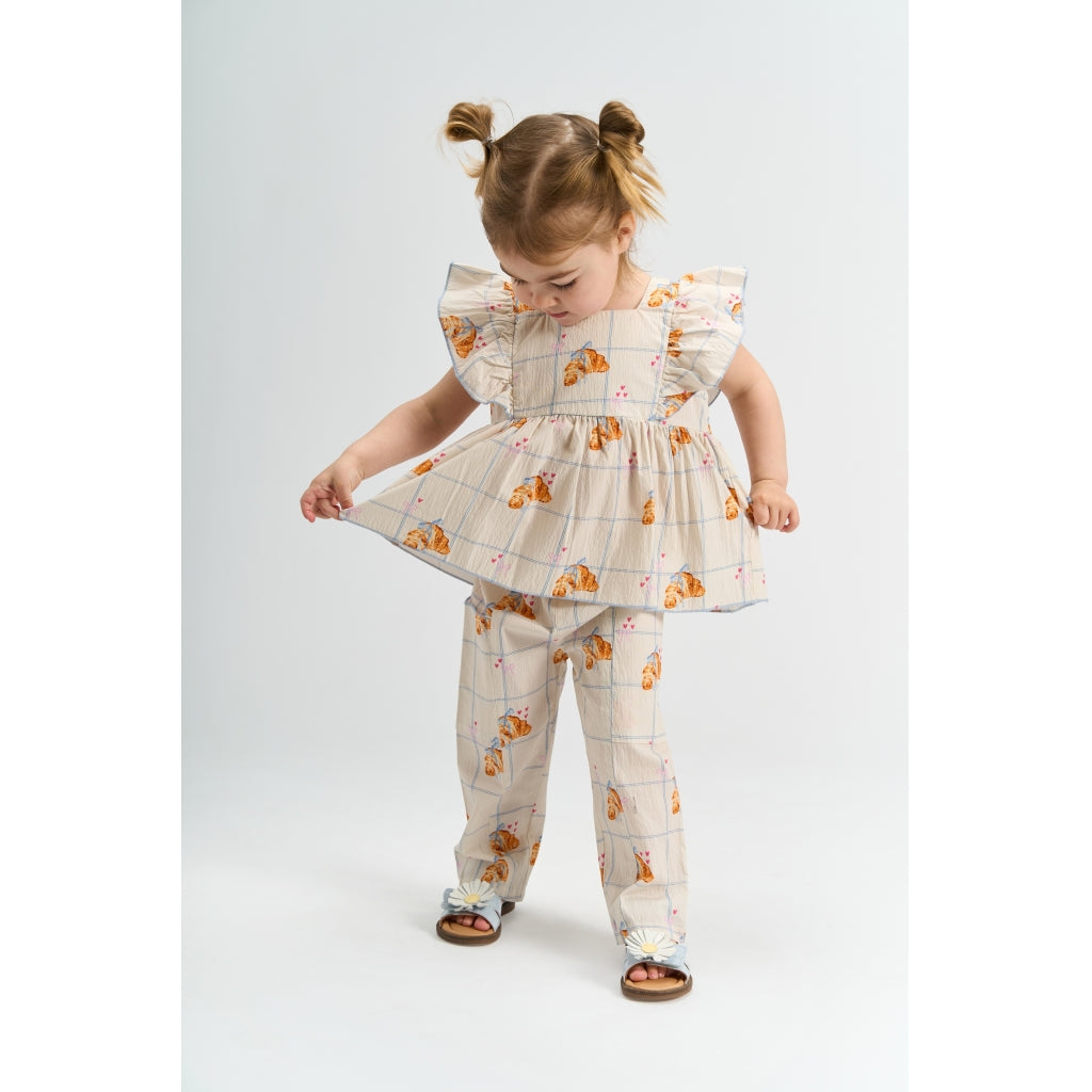 THE NEW SIBLINGS TNSTSilke Ærmeløs Top Kortærmede top Gardenia AOP