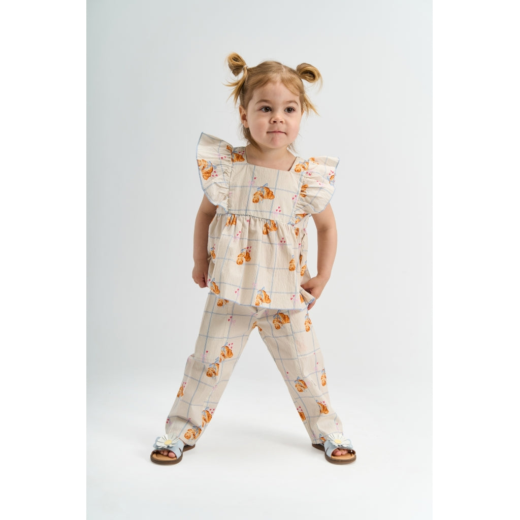 THE NEW SIBLINGS TNSTSilke Ærmeløs Top Kortærmede top Gardenia AOP