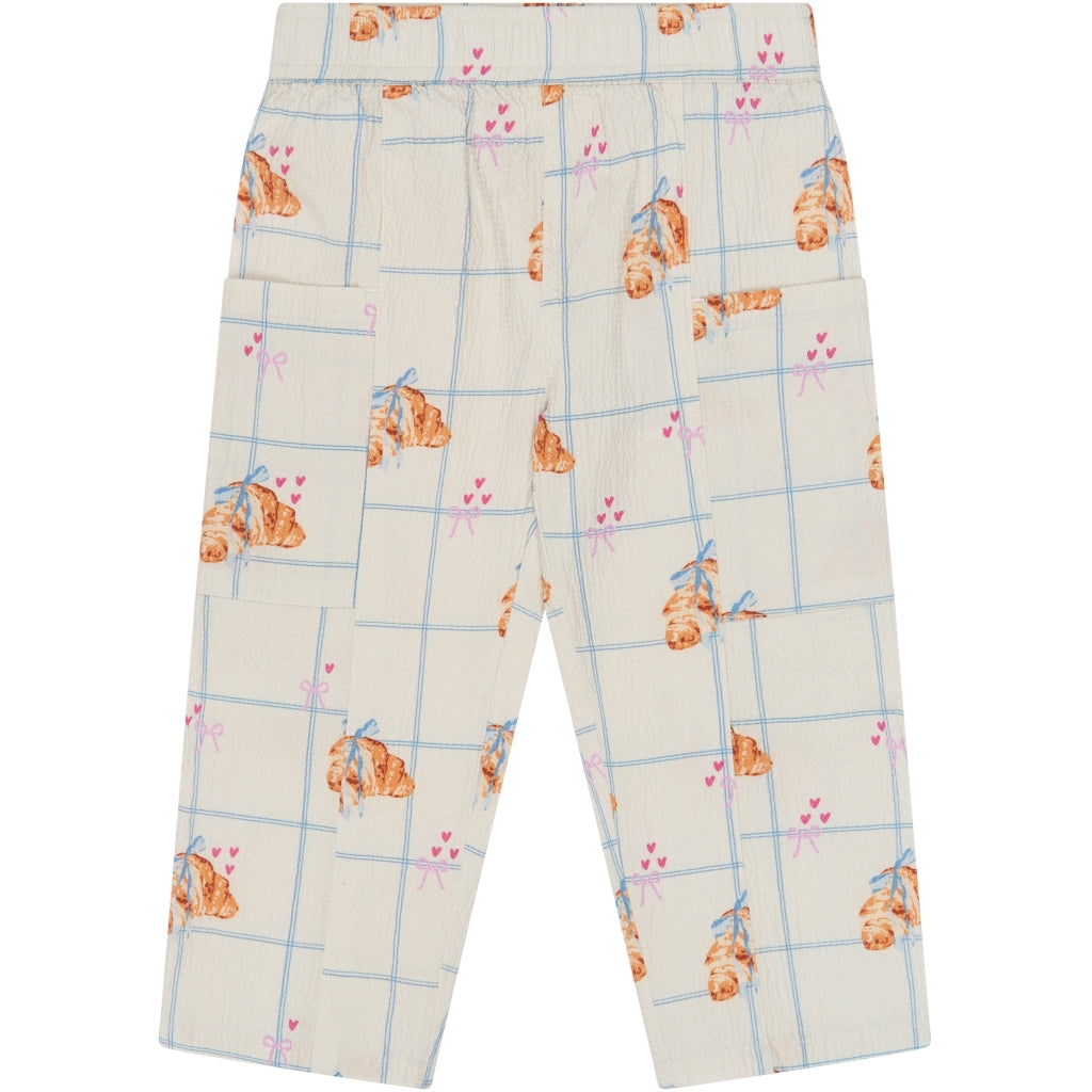 THE NEW SIBLINGS TNSTSilke Bukser Bukser Gardenia AOP