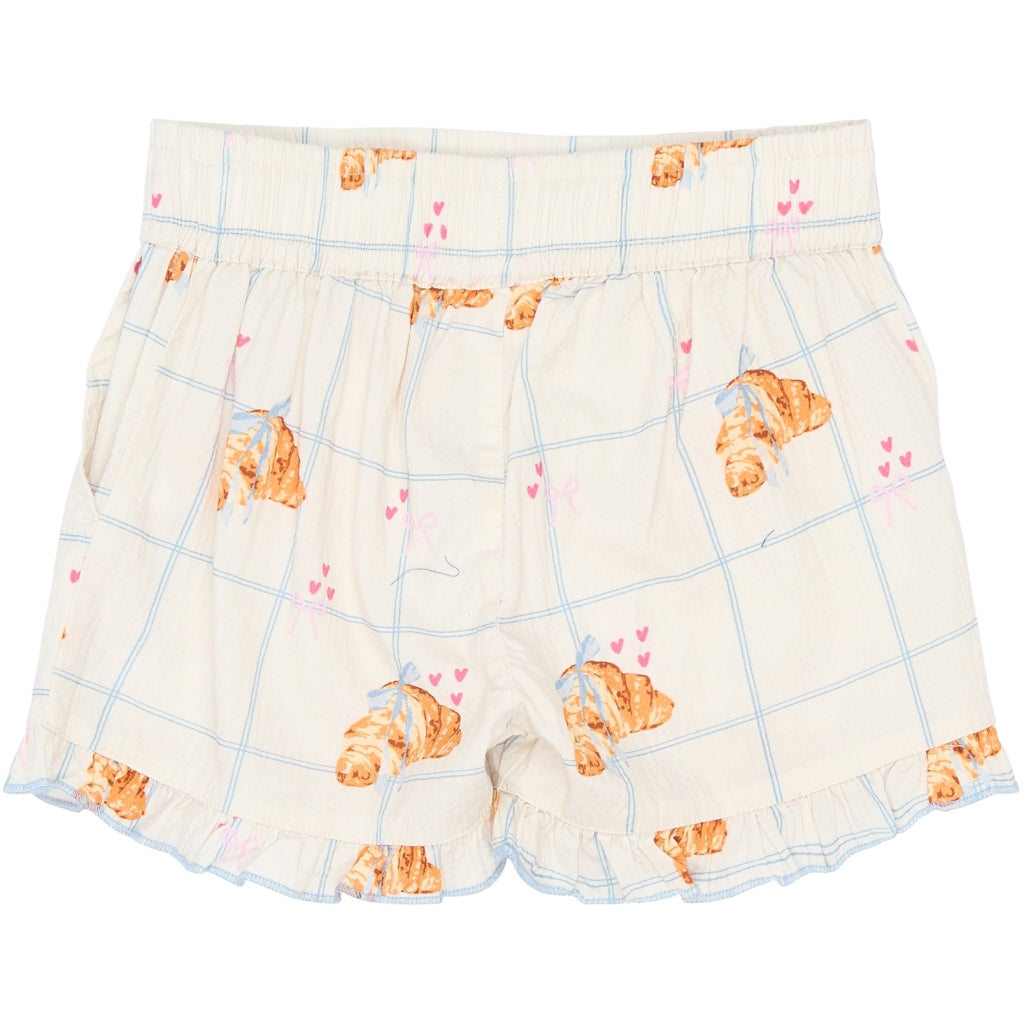 THE NEW SIBLINGS TNSTSilke Shorts Shorts Gardenia AOP