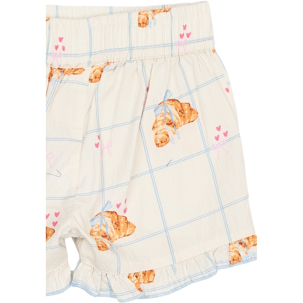 THE NEW SIBLINGS TNSTSilke Shorts Shorts Gardenia AOP