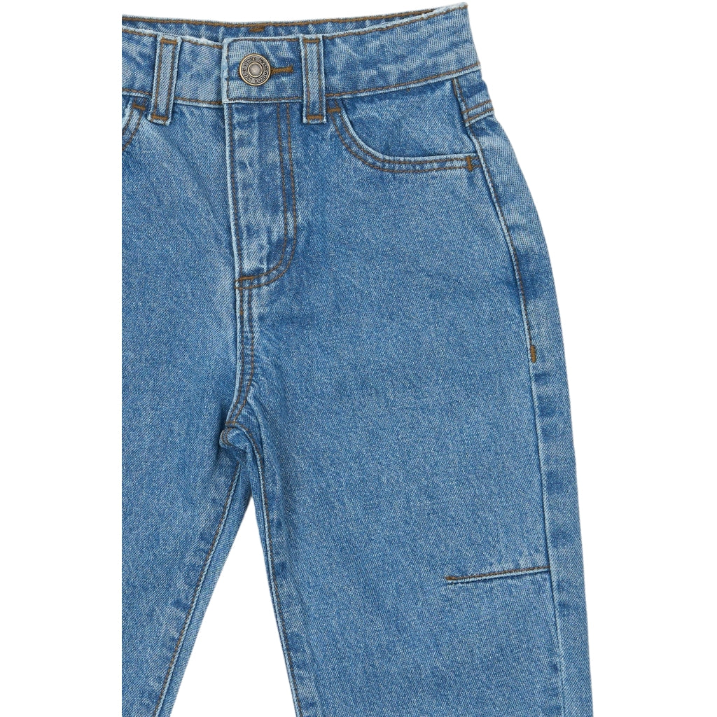 THE NEW SIBLINGS TNSTSilvio Barrel Fit Jeans Jeans Medium Blue Denim