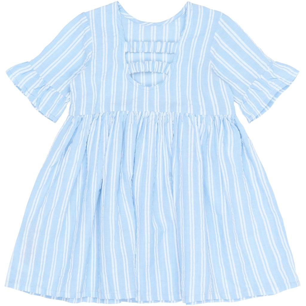 THE NEW SIBLINGS TNSTSiri Kortærmet Kjole Kjoler Forever Blue Striped