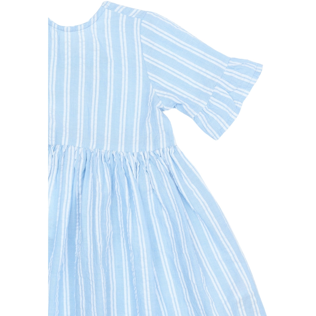 THE NEW SIBLINGS TNSTSiri Kortærmet Kjole Kjoler Forever Blue Striped