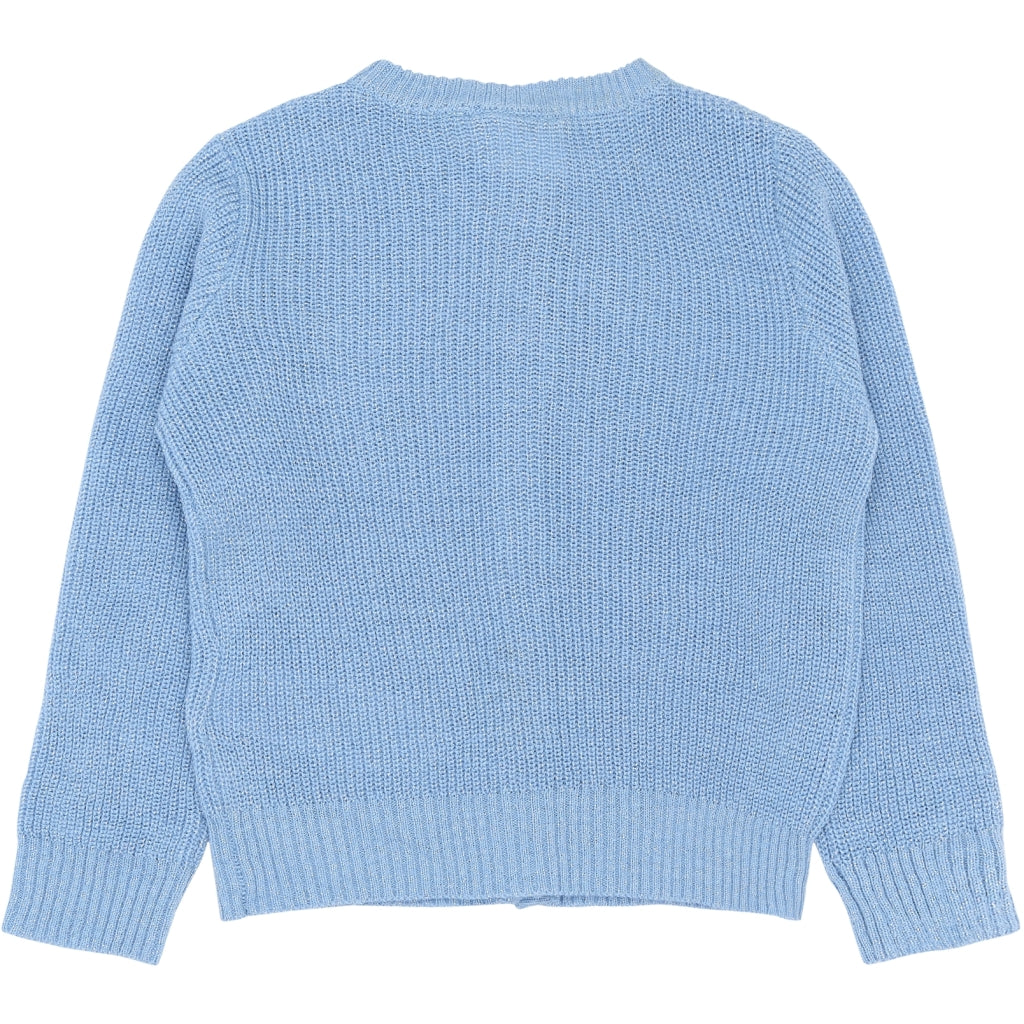 THE NEW SIBLINGS TNSTSolei Glitter Strik Cardigan Cardigan Forever Blue