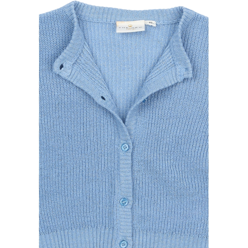 THE NEW SIBLINGS TNSTSolei Glitter Strik Cardigan Cardigan Forever Blue