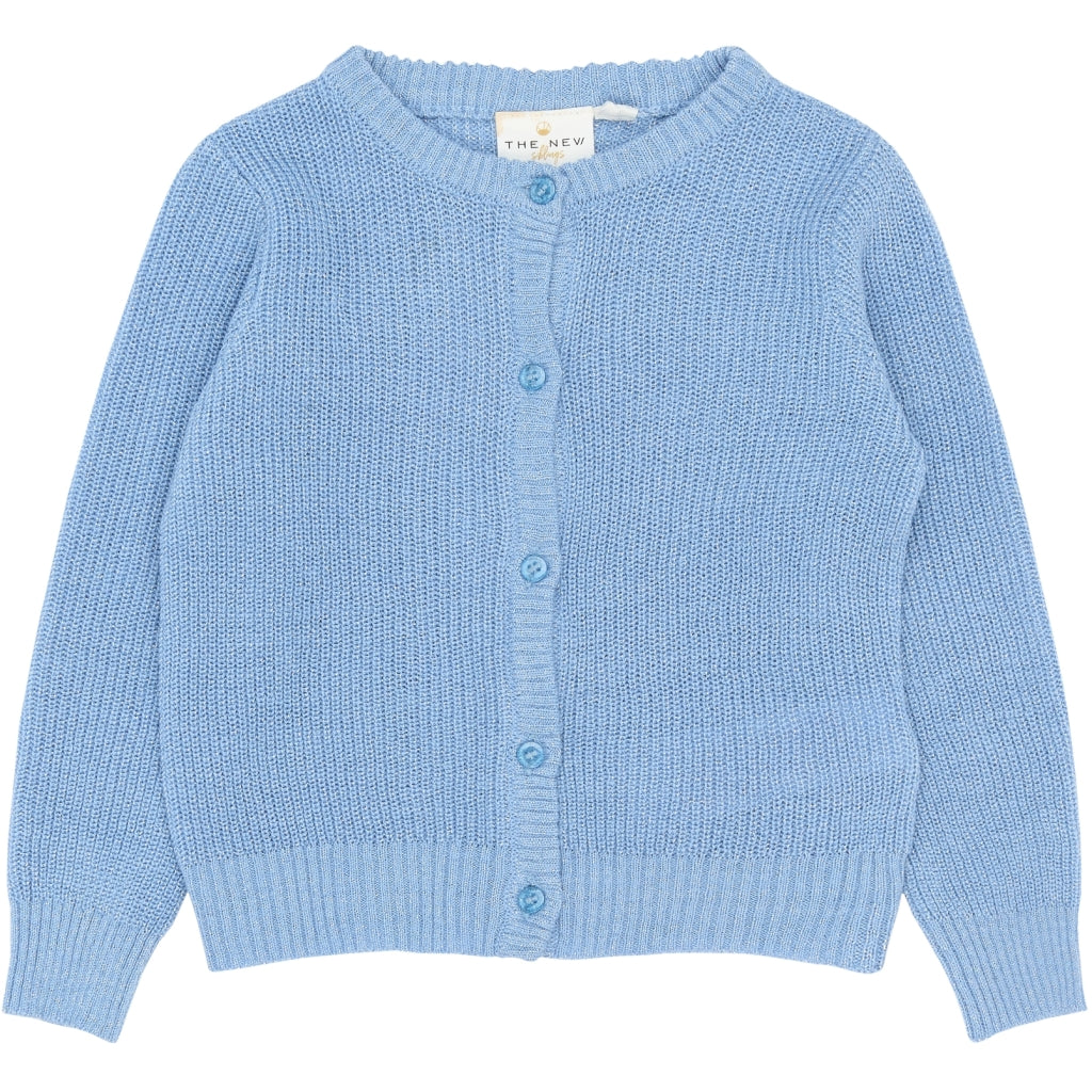 THE NEW SIBLINGS TNSTSolei Glitter Strik Cardigan Cardigan Forever Blue