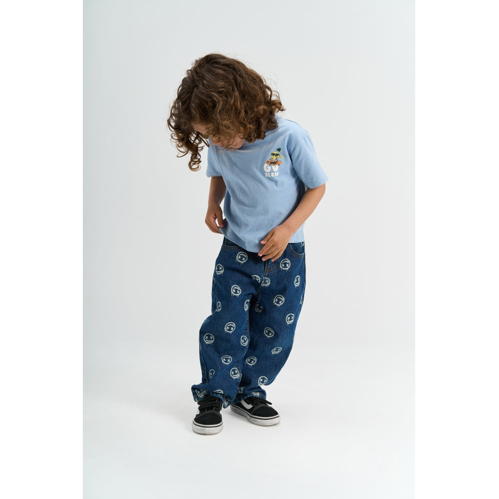THE NEW SIBLINGS TNSTStanley Oversize T-shirt T-shirt Forever Blue