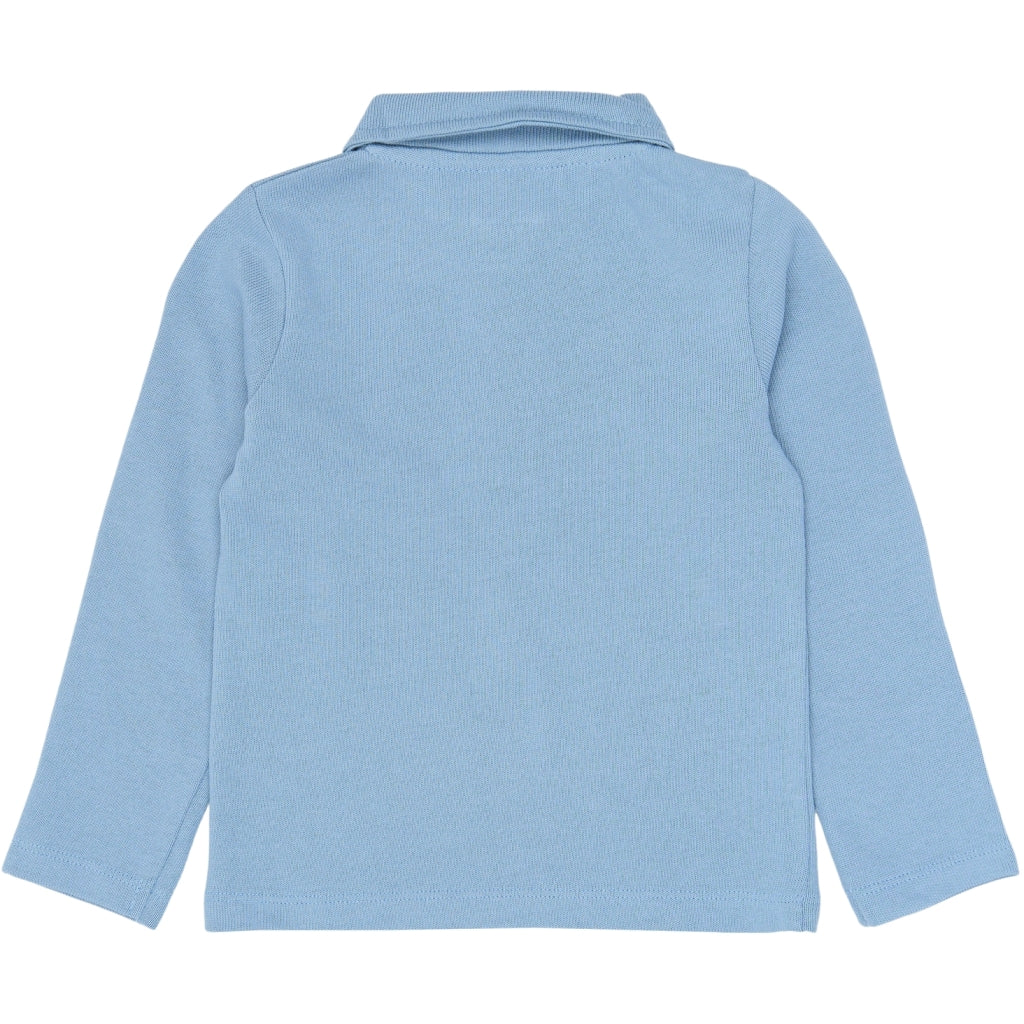 THE NEW SIBLINGS TNSTSteward Langærmet Polo Langærmet bluse Forever Blue