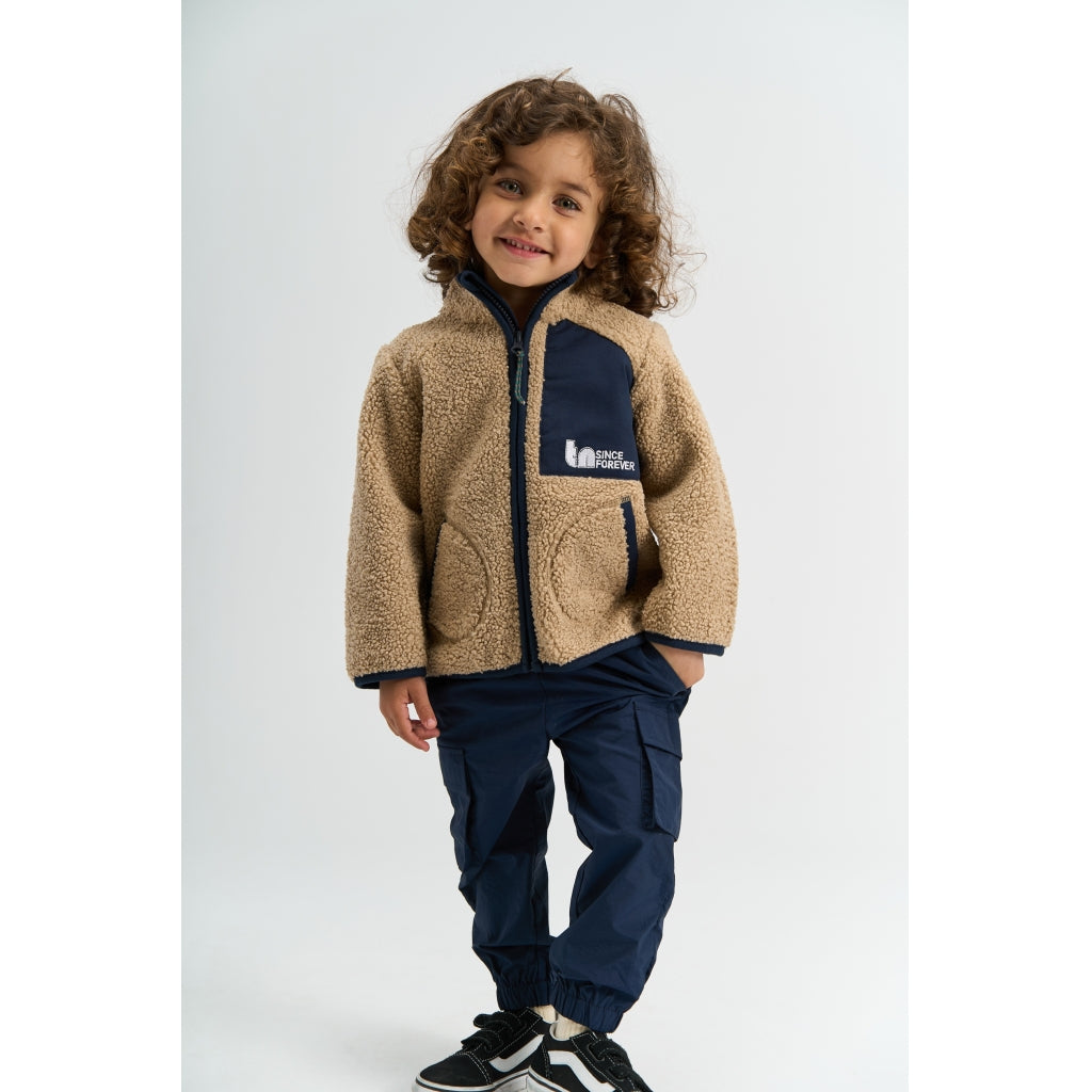 THE NEW SIBLINGS TNSTStormy Uni Teddy Jacket Jakker Navy Blazer