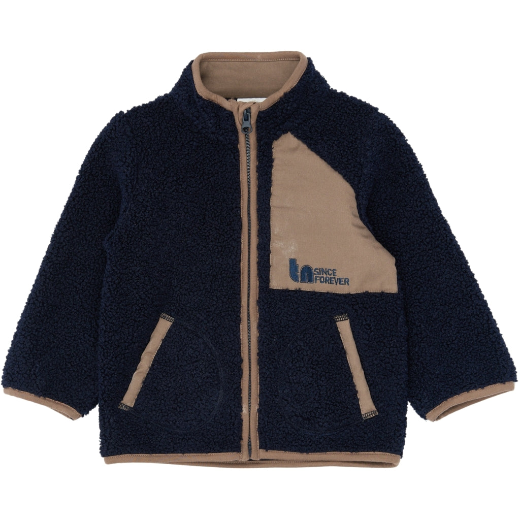 THE NEW SIBLINGS TNSTStormy Uni Teddy Jacket Jakker Navy Blazer