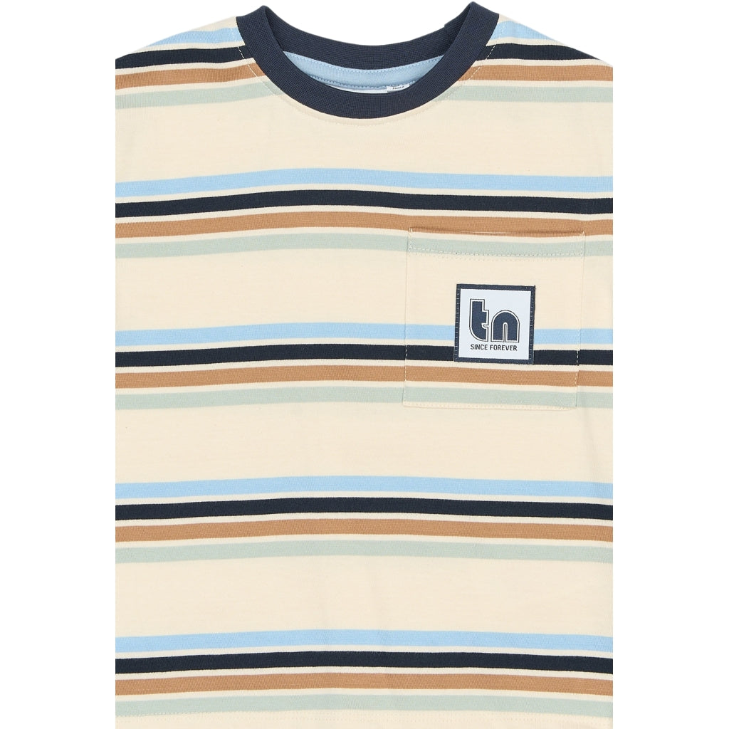 THE NEW SIBLINGS TNSTStuart Oversize T-shirt T-shirt Gardenia Striped