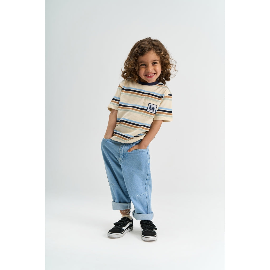 THE NEW SIBLINGS TNSTStuart Oversize T-shirt T-shirt Gardenia Striped