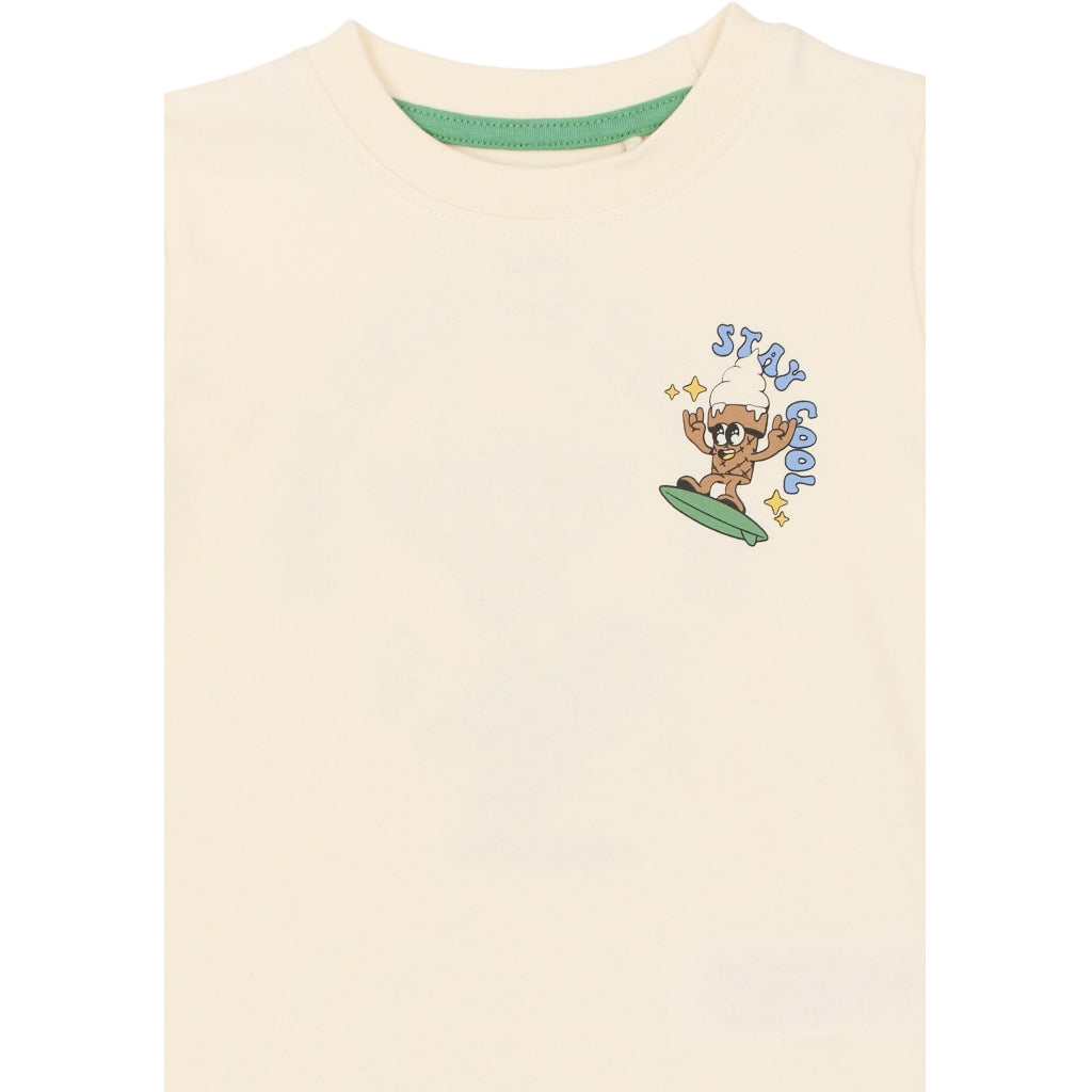 THE NEW SIBLINGS TNSTTab Bluse T-shirt Gardenia