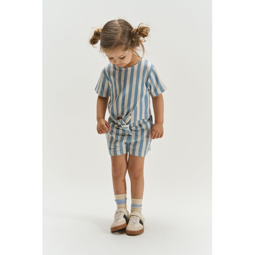 THE NEW SIBLINGS TNSTTaliana Kortærmet Jumpsuit Heldragter Forever Blue Striped
