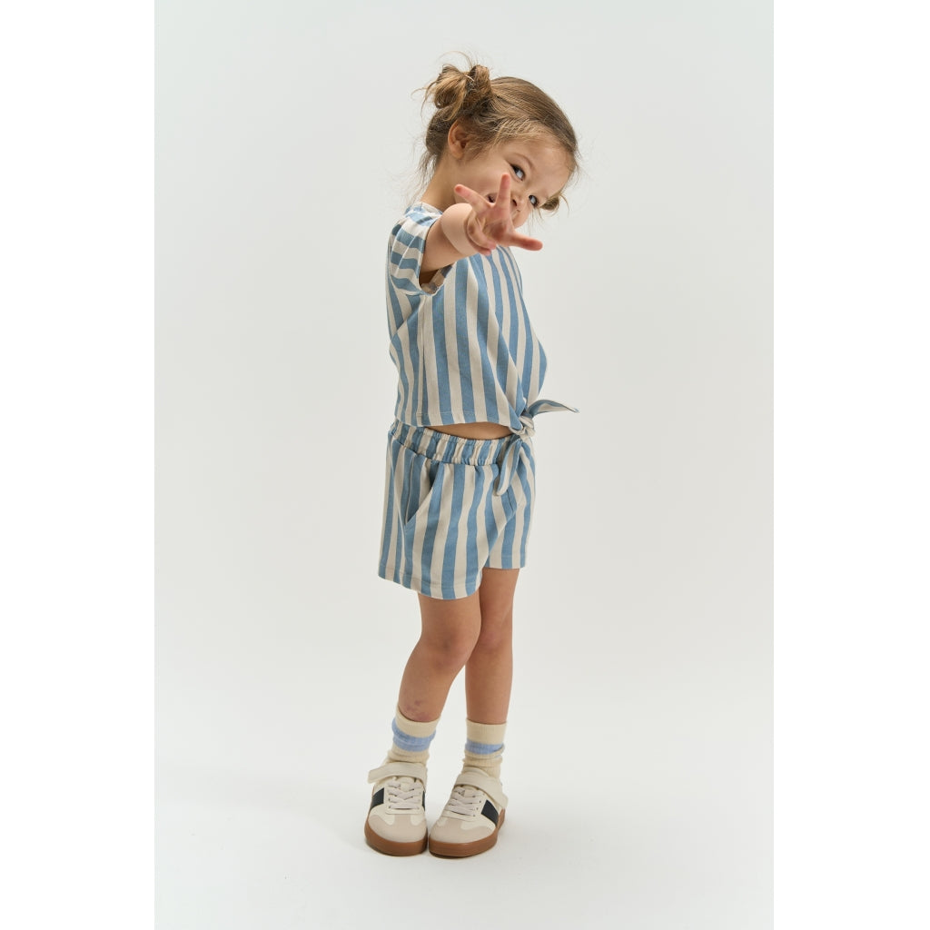 THE NEW SIBLINGS TNSTTaliana Kortærmet Jumpsuit Heldragter Forever Blue Striped