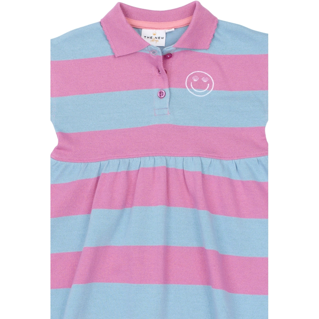 THE NEW SIBLINGS TNSTTara Oversize Kortærmet Kjole Kjoler Cashmere Rose Striped