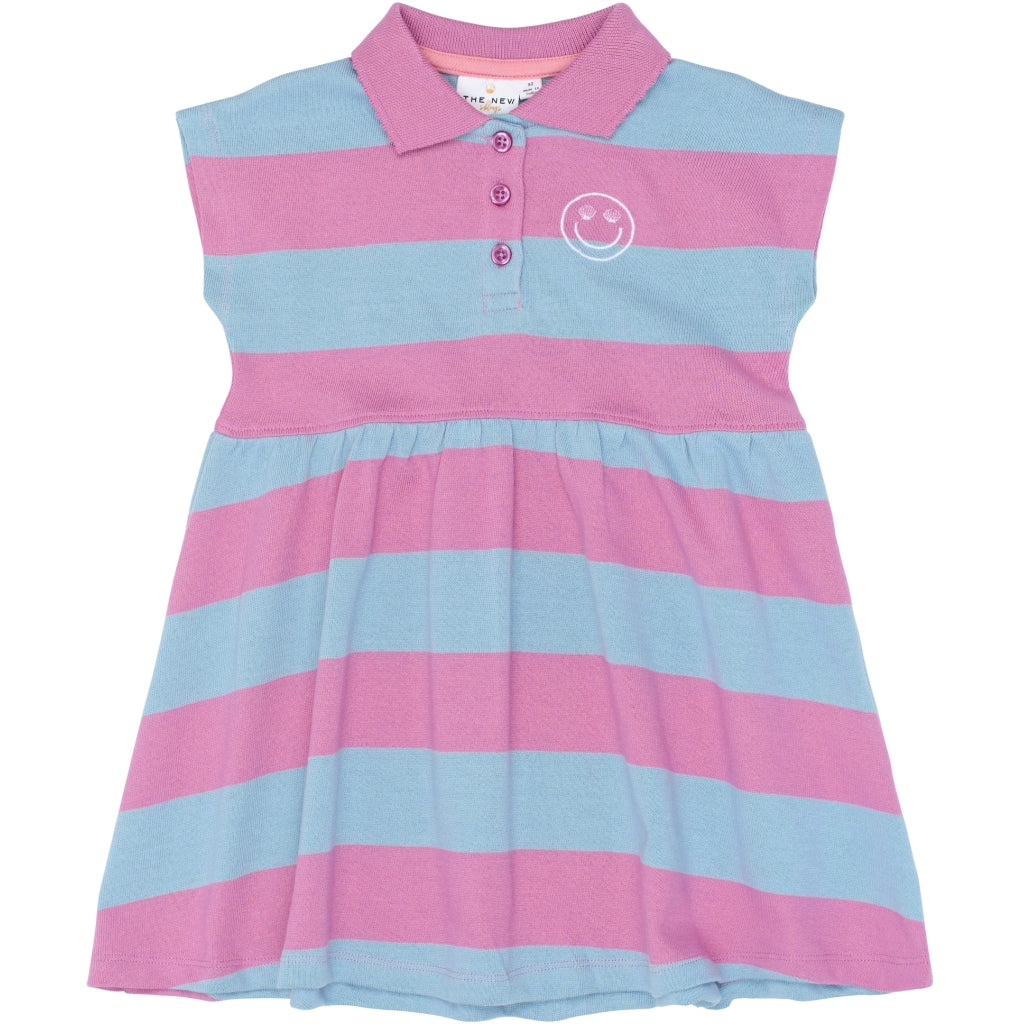 THE NEW SIBLINGS TNSTTara Oversize Kortærmet Kjole Kjoler Cashmere Rose Striped
