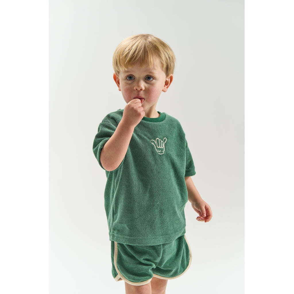THE NEW SIBLINGS TNSTTerry Oversize Bluse T-shirt Posy Green