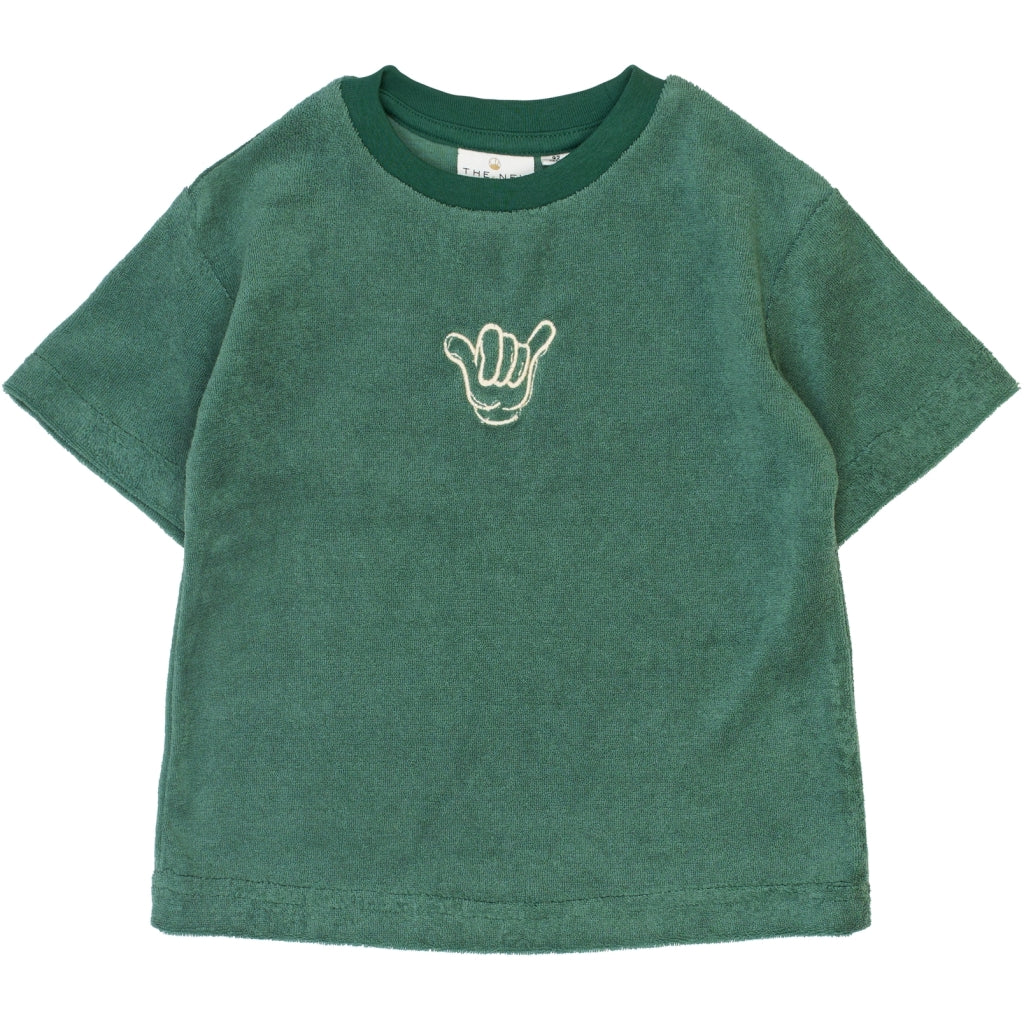 THE NEW SIBLINGS TNSTTerry Oversize Bluse T-shirt Posy Green