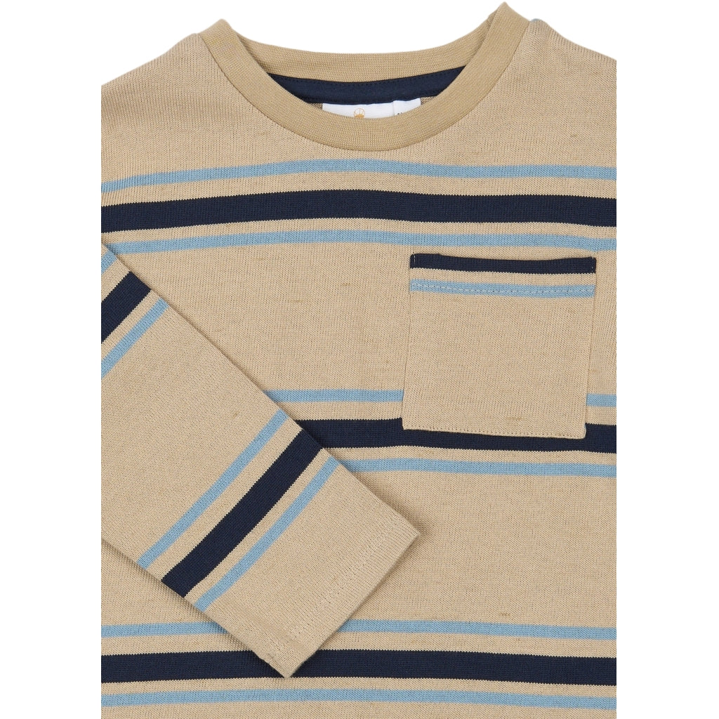 THE NEW SIBLINGS TNSTTheodor Oversized Langærmet T-shirt Langærmet bluse Humus Striped