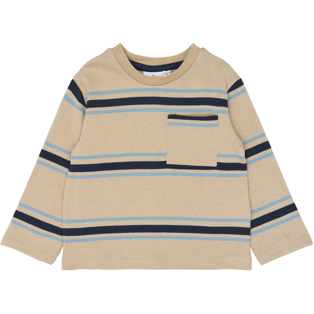 THE NEW SIBLINGS TNSTTheodor Oversized Langærmet T-shirt Langærmet bluse Humus Striped