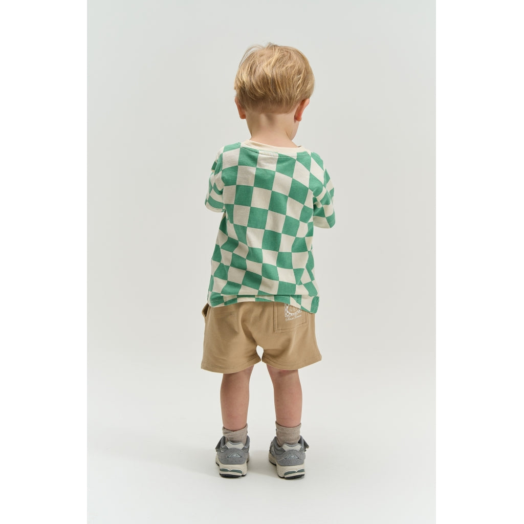 THE NEW SIBLINGS TNSTTino Oversize Bluse T-shirt Creme De Menthe Check