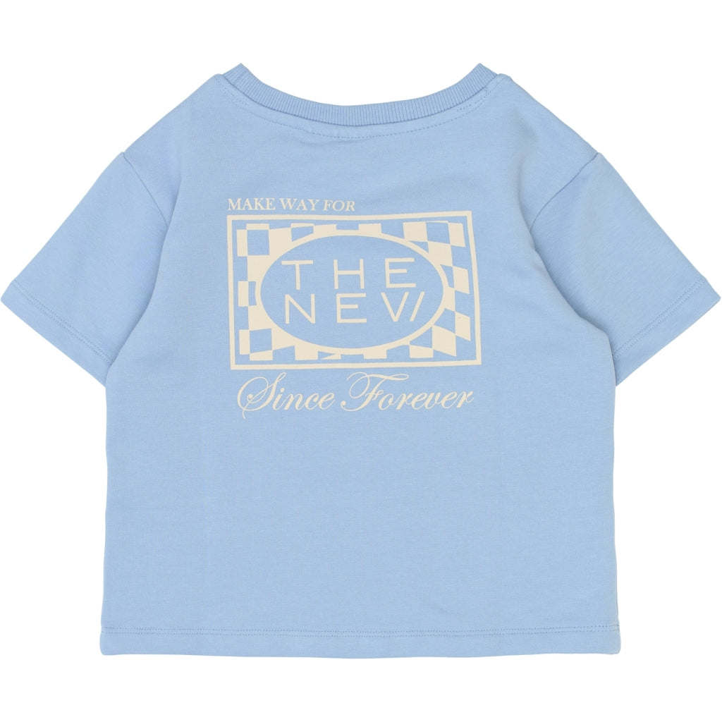 THE NEW SIBLINGS TNSTTitan Oversize Kortærmet Sweat Bluse T-shirt Forever Blue