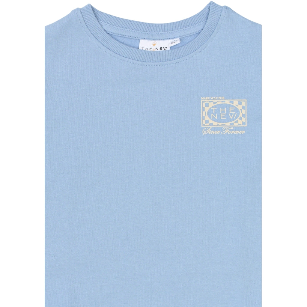THE NEW SIBLINGS TNSTTitan Oversize Kortærmet Sweat Bluse T-shirt Forever Blue