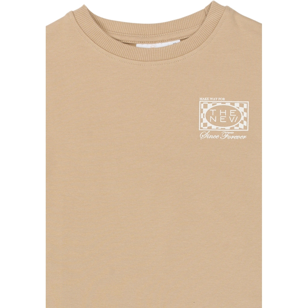 THE NEW SIBLINGS TNSTTitan Oversize Kortærmet Sweat Bluse T-shirt Humus