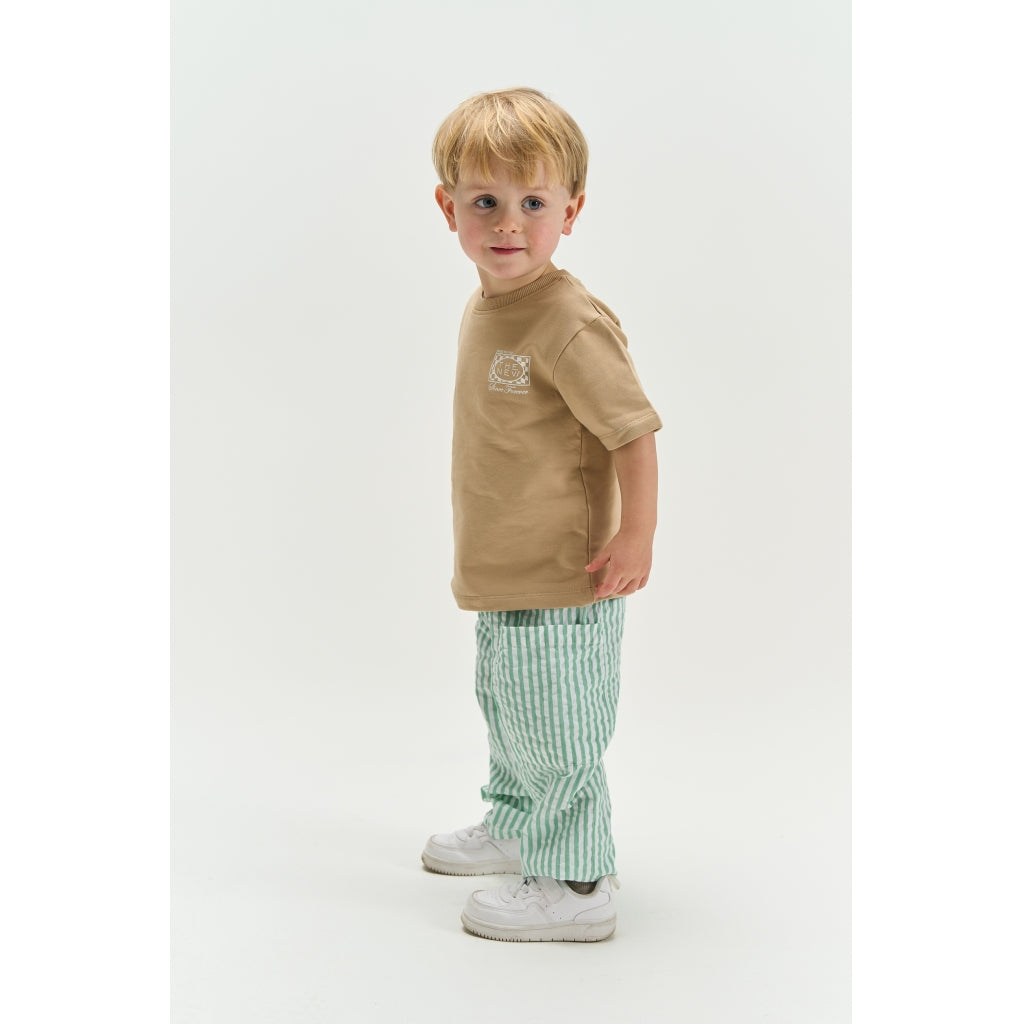 THE NEW SIBLINGS TNSTTitan Oversize Kortærmet Sweat Bluse T-shirt Humus