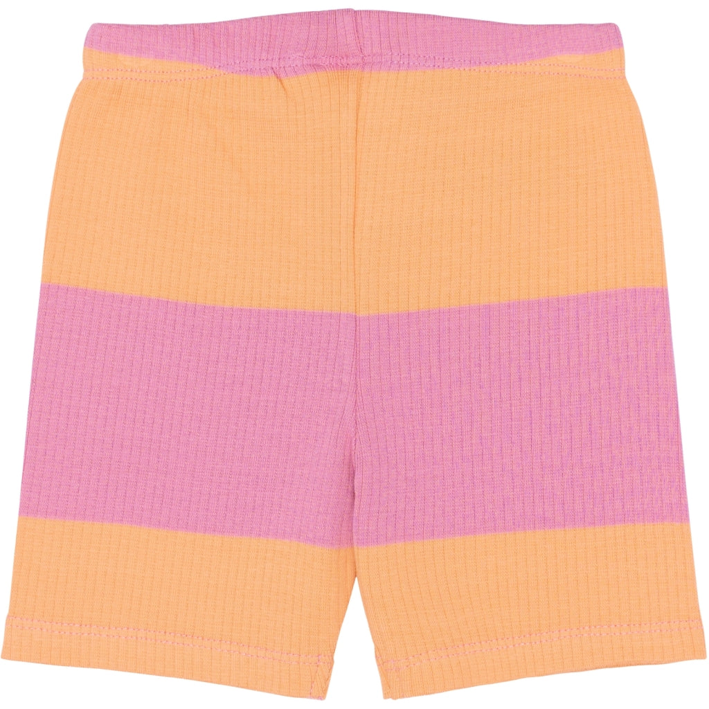 THE NEW SIBLINGS TNSTTori Tight Rib Shorts Shorts Cashmere Rose Striped