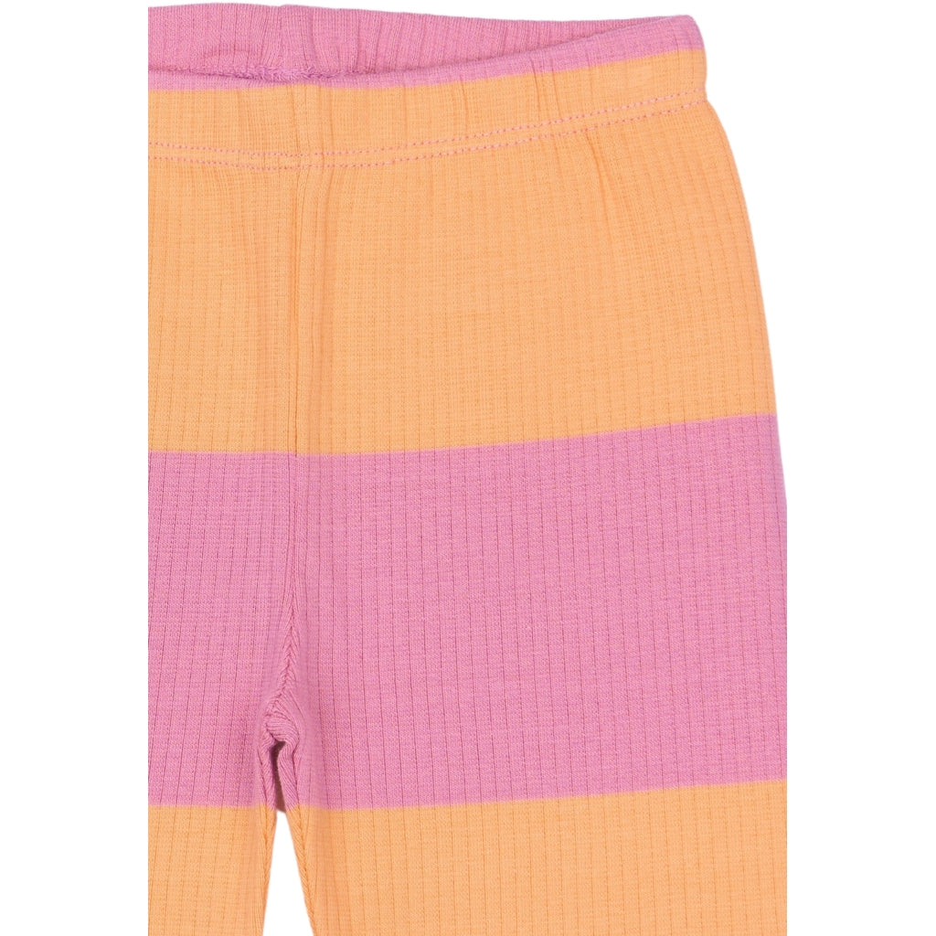 THE NEW SIBLINGS TNSTTori Tight Rib Shorts Shorts Cashmere Rose Striped