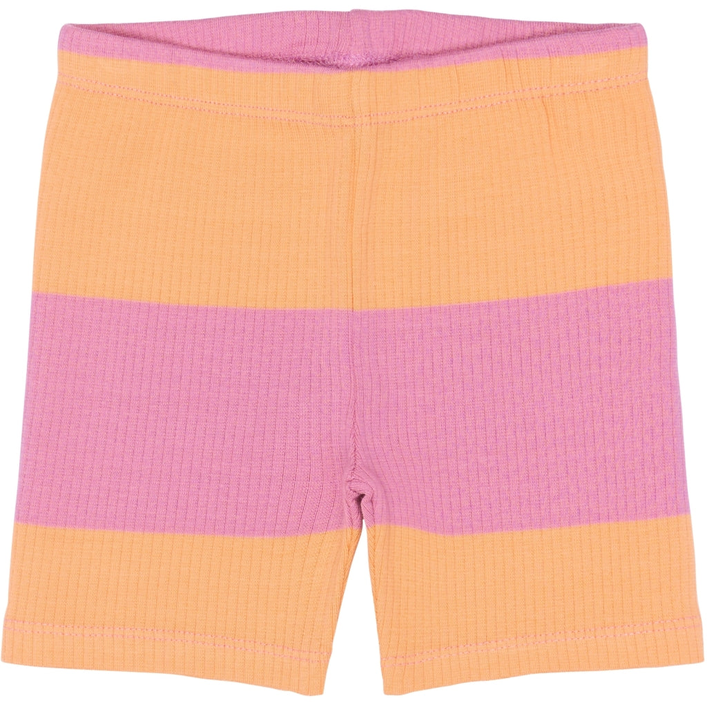 THE NEW SIBLINGS TNSTTori Tight Rib Shorts Shorts Cashmere Rose Striped