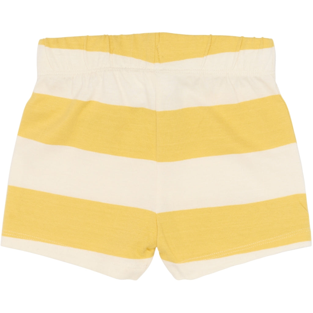 THE NEW SIBLINGS TNSTTrevor Jersey Shorts Shorts Cream Gold Striped