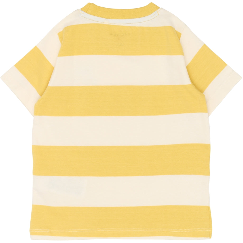 THE NEW SIBLINGS TNSTTrevor Oversize Bluse T-shirt Cream Gold Striped