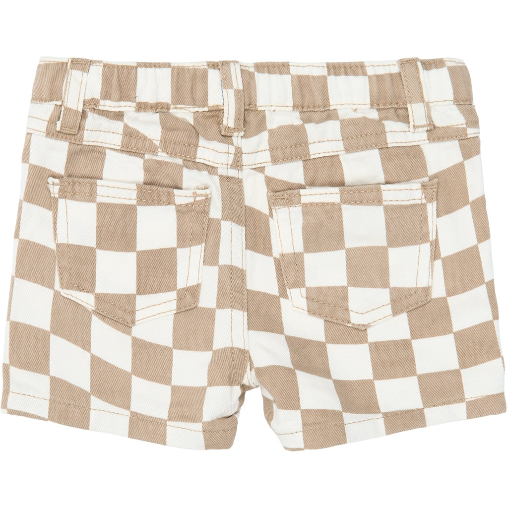 THE NEW SIBLINGS TNSTTwill Regular Fit Denim Shorts Shorts Humus Check