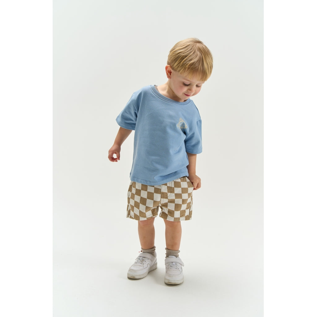 THE NEW SIBLINGS TNSTTwill Regular Fit Denim Shorts Shorts Humus Check