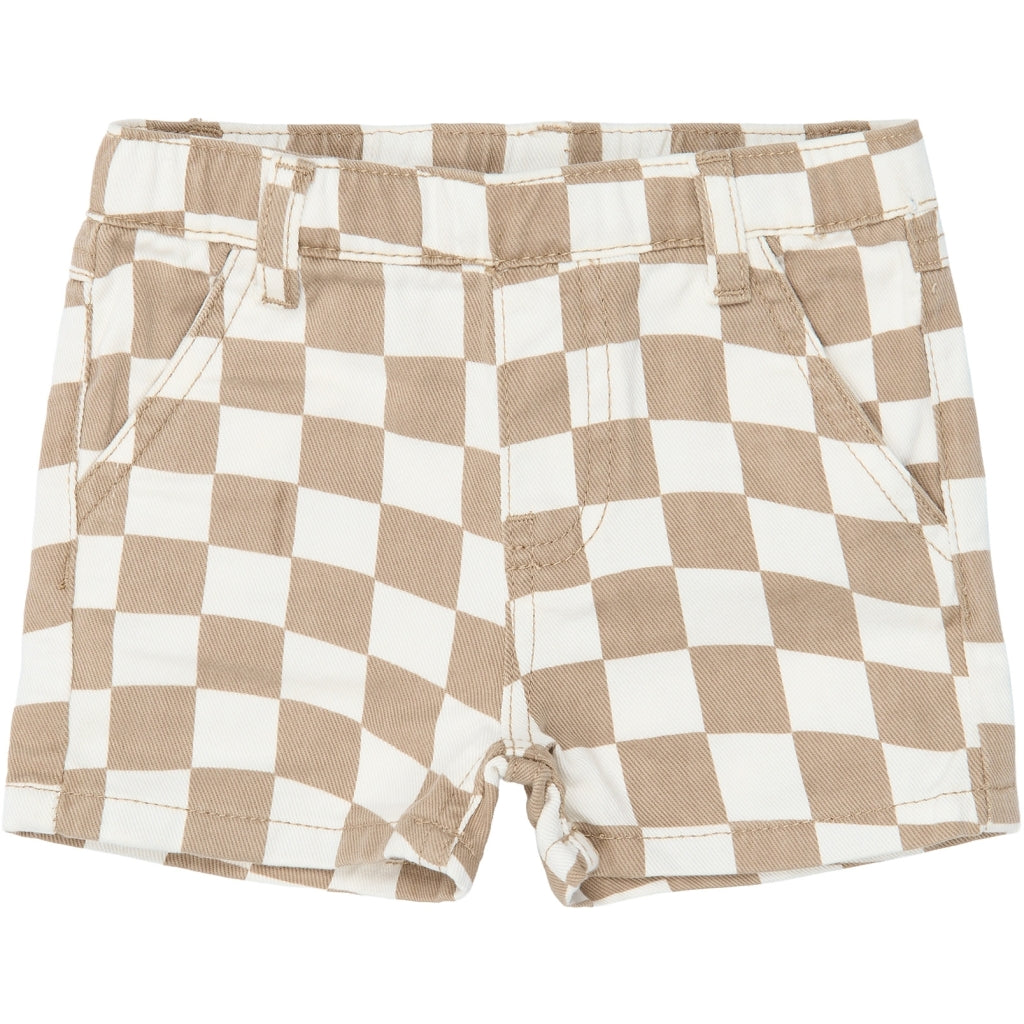 THE NEW SIBLINGS TNSTTwill Regular Fit Denim Shorts Shorts Humus Check