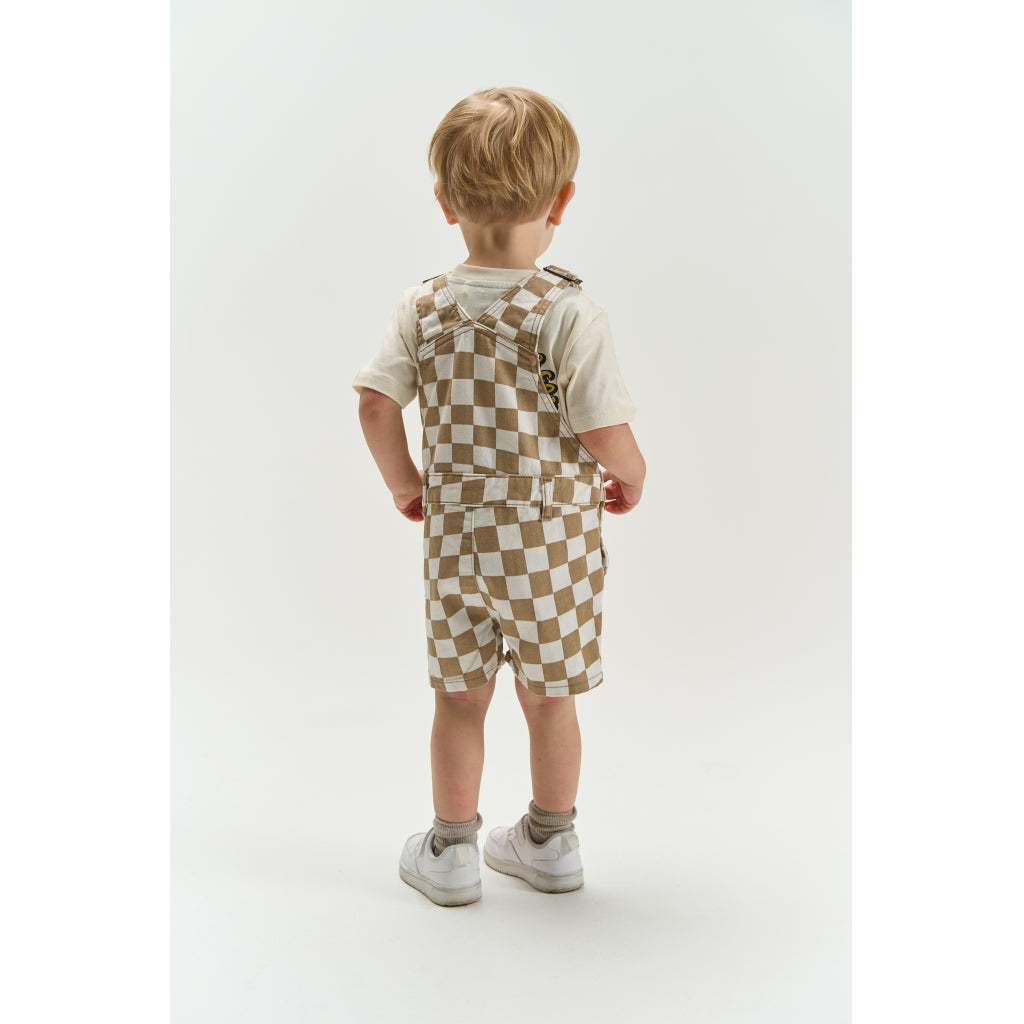 THE NEW SIBLINGS TNSTTwill Short Smækbukser Overalls Humus Check