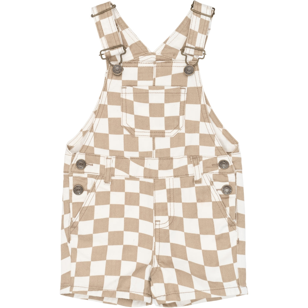 THE NEW SIBLINGS TNSTTwill Short Smækbukser Overalls Humus Check