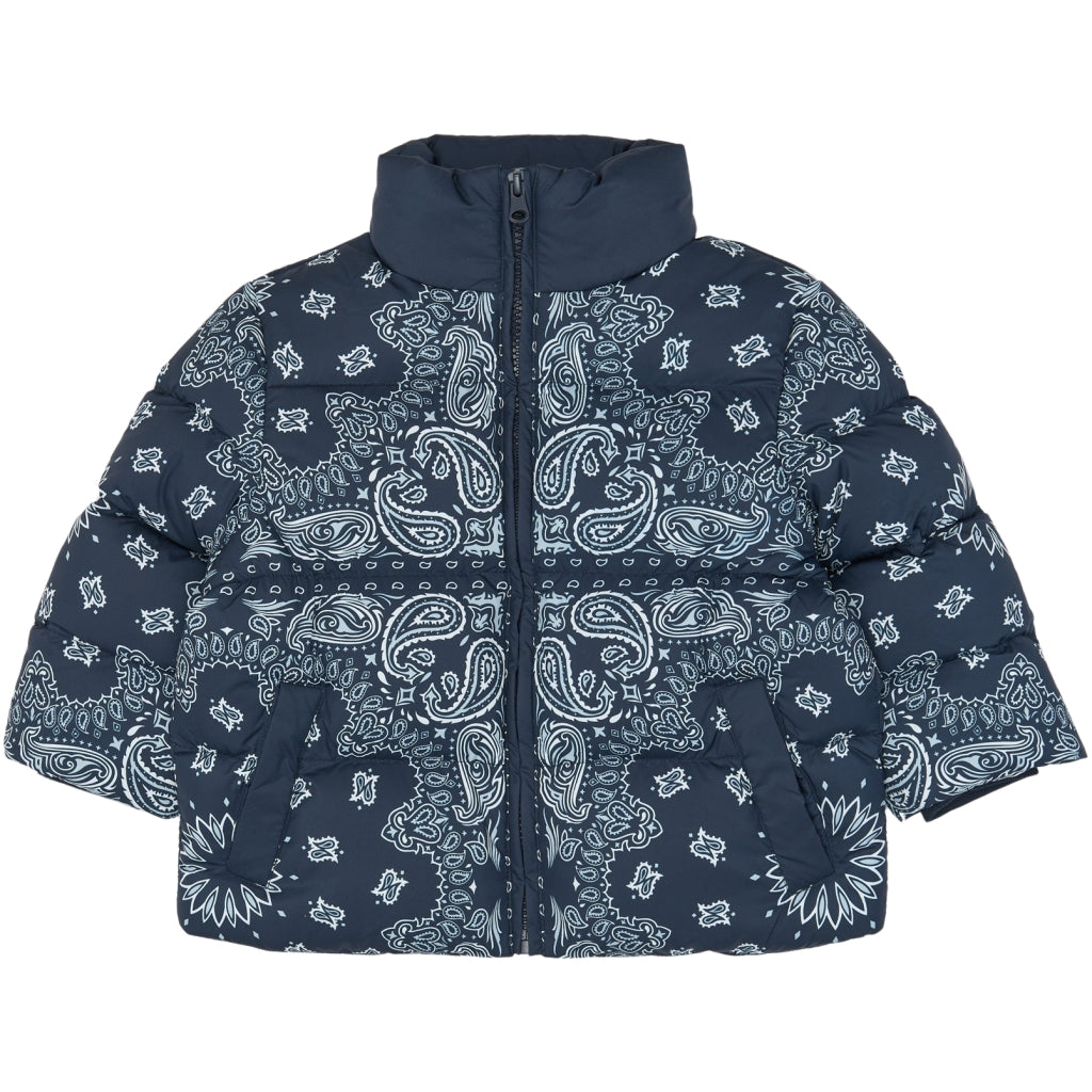 THE NEW SIBLINGS TNSTUlrik pufferjakke Jakker Navy Blazer AOP
