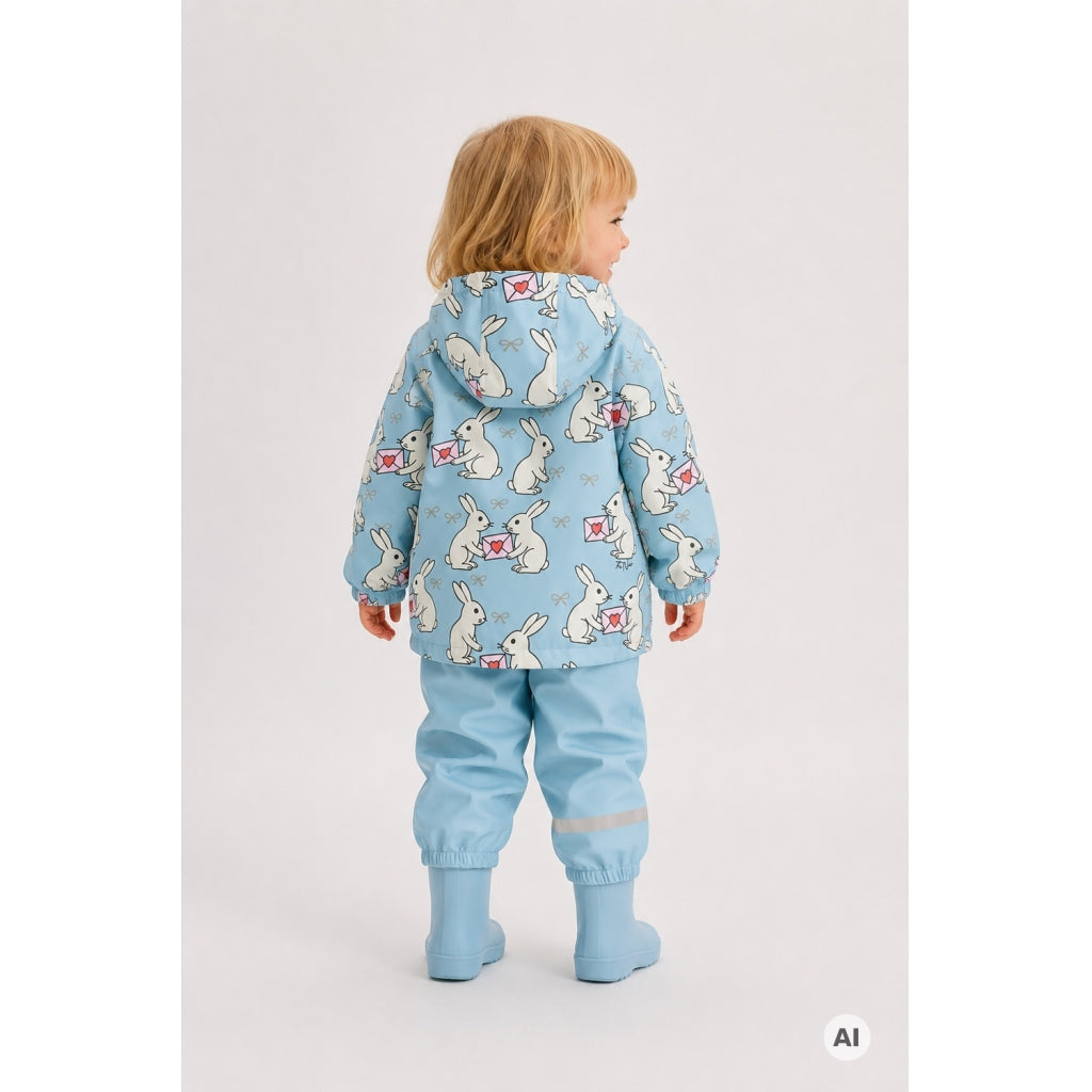 THE NEW SIBLINGS TNSTUmma Rainwear Set Regntøj Ashley Blue AOP